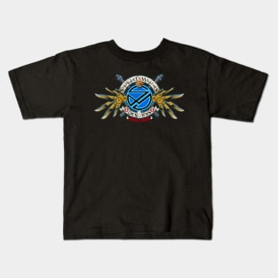 SMD logo (anime steampunk motorcycle club style) Kids T-Shirt